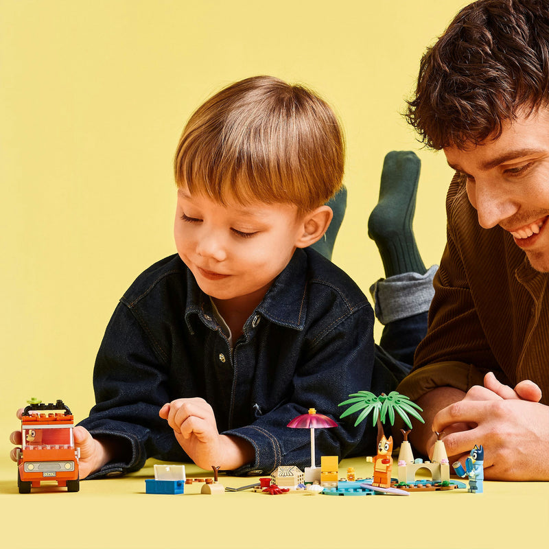 Afbeelding laden in galerijviewer, Lego ® bluey: bluey's autorit naar het strand, bouwset - 11202
