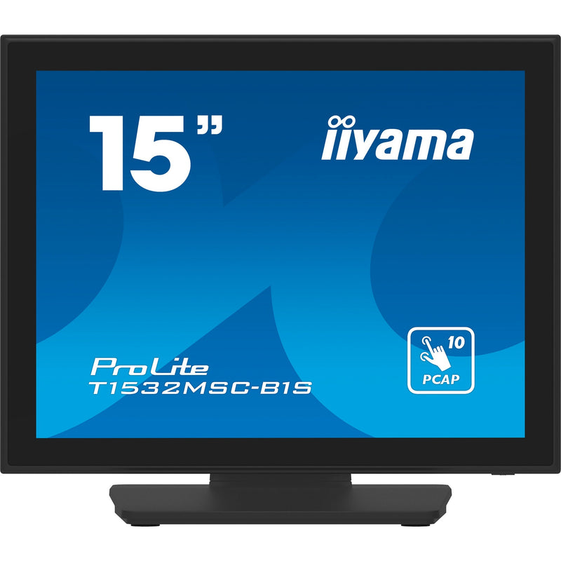 Afbeelding laden in galerijviewer, Iiyama prolite t1532msc-b1s 15 touchscreen monitor (zwart (mat), hdmi, displayport, vga)
