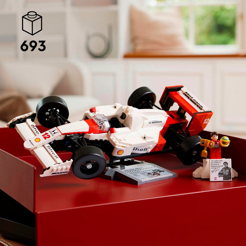 Afbeelding laden in galerijviewer, Lego icons mclaren mp4 4 en ayrton senna - 10330
