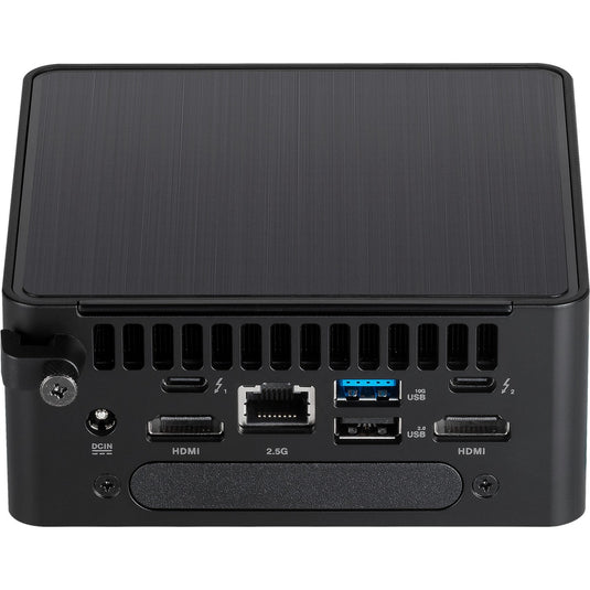 Asus nuc 14 pro tall kit rnuc14rvhi300002i barebone (zwart | core 3 100u | intel graphics)