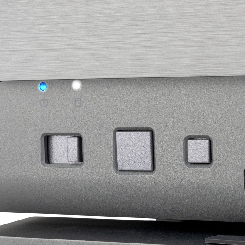 Afbeelding laden in galerijviewer, Silverstone crown 04 htpc behuizing (donkergrijs | 4x usb-a | 1x usb-c)
