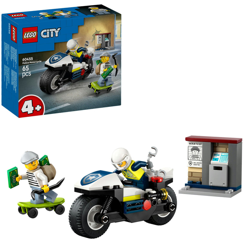 Afbeelding laden in galerijviewer, Lego ® city achtervolging op politiemotor - 60455
