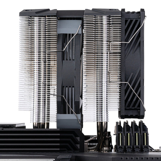 Silverstone sst-hyd140-argb cpu-koeler (4-pins pwm fan-connector, 4-1 pin argb (5v led))