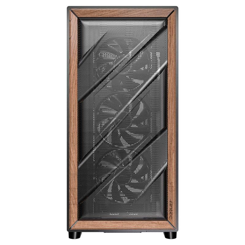 Afbeelding laden in galerijviewer, Antec flux se midi tower behuizing (zwart | 2x usb-a | 1x usb-c)
