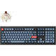 Keychron v6 max-d3 rgb mechanisch toetsenbord (zwart, us lay-out (qwerty), gateron jupiter brown, 100%, rgb leds, double-shot osa pbt, hot swap, 2.4ghz | bluetooth 5.1 | usb-c, knob)