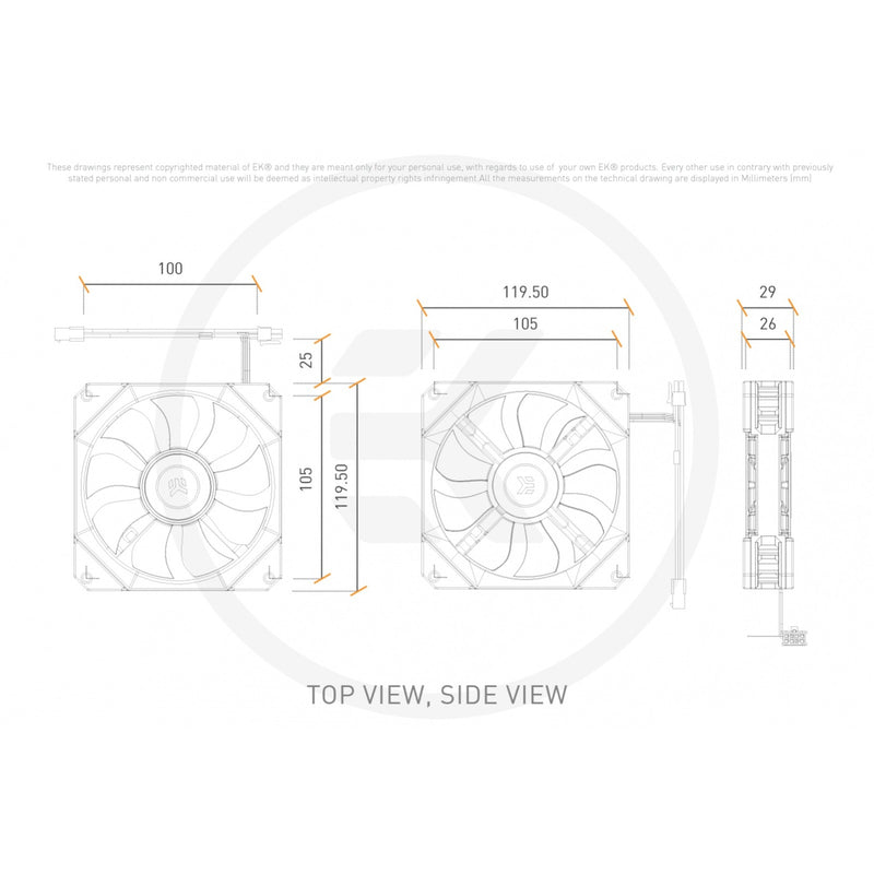 Afbeelding laden in galerijviewer, Ekwb ek-quantum impulse 120 d-rgb case fan (wit, 120 x 120 x 29 mm, pwm, rgb led)
