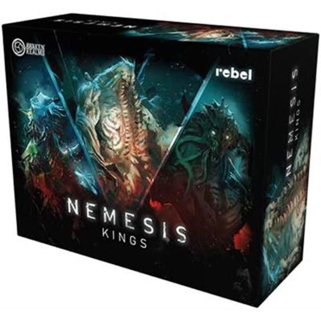 Afbeelding laden in galerijviewer, Asmodee nemesis: kings bordspel (engels, uitbreiding, 1 - 5 spelers, 35 - 175 minuten, vanaf 14 jaar)
