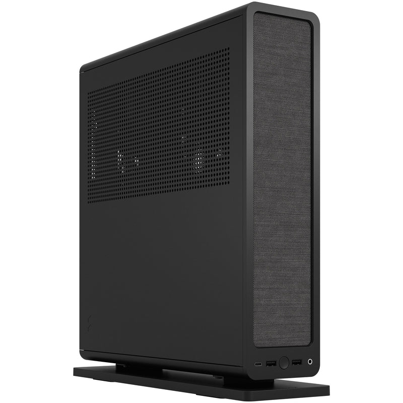 Afbeelding laden in galerijviewer, Fractal design ridge black mini tower behuizing (zwart | 2x usb-a | 1x usb-c)
