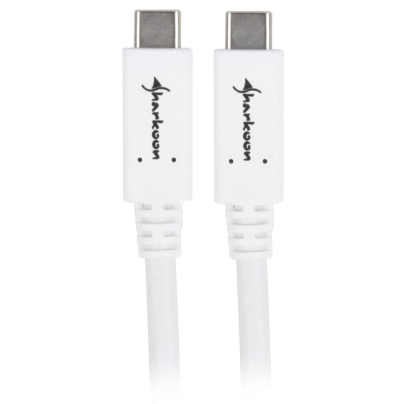 Afbeelding laden in galerijviewer, Sharkoon usb-c 3.2 > usb-c kabel (wit, 1 meter)
