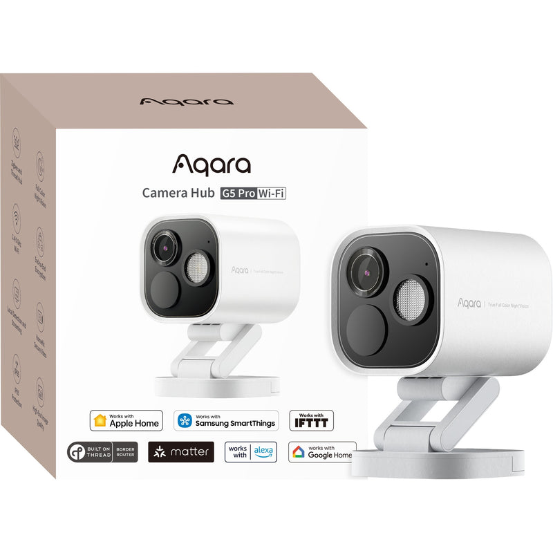 Afbeelding laden in galerijviewer, Aqara camera hub g5 pro wi-fi (wit, kleurennachtzicht)
