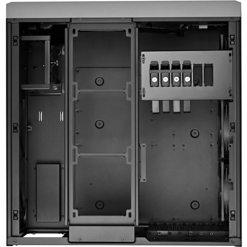 Afbeelding laden in galerijviewer, Silverstone crown 04 htpc behuizing (donkergrijs | 4x usb-a | 1x usb-c)
