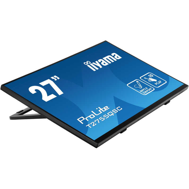 Afbeelding laden in galerijviewer, Iiyama prolite t2755qsc-b1 27 touchscreen monitor (zwart, 1x displayport, 1x hdmi, 2x usb-a)
