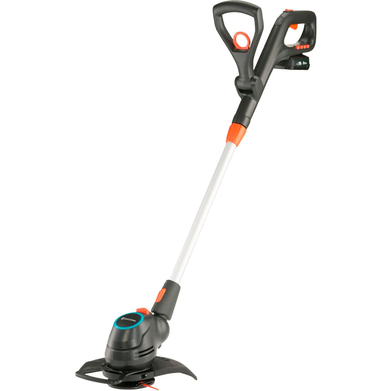 Afbeelding laden in galerijviewer, Gardena comfortcut 23 18v p4a set grastrimmer (grijs oranje, 14701-20, accu inbegrepen)
