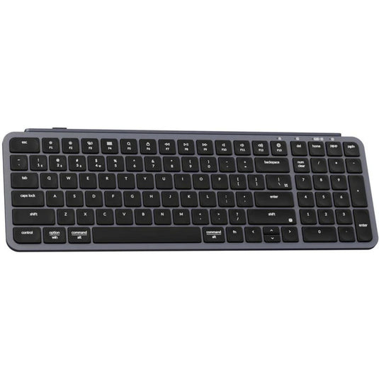 Keychron b2 pro-k1 toetsenbord (grijs, us lay-out (qwerty), scissor switches, 96%, abs keycaps, 2.4 ghz | bluetooth | usb)