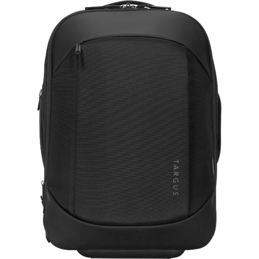 Targus 15.6” ecosmart mobile tech traveler rolling backpack trolley (zwart)