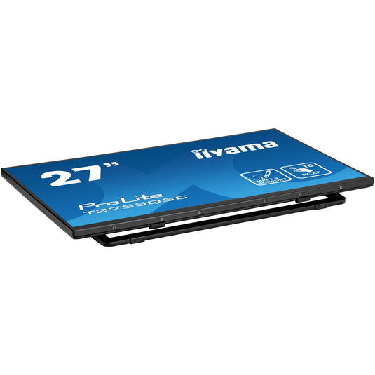 Iiyama prolite t2755qsc-b1 27 touchscreen monitor (zwart, 1x displayport, 1x hdmi, 2x usb-a)