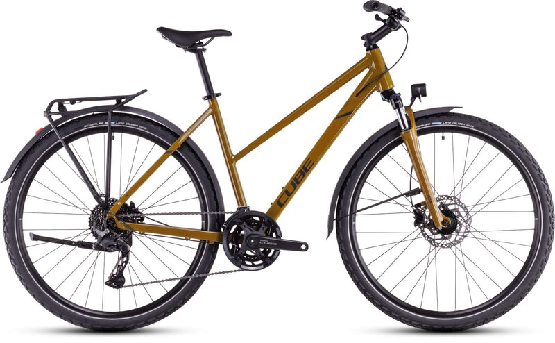 Afbeelding laden in galerijviewer, Cube nature pro lady allroad willowgreen´n´black
