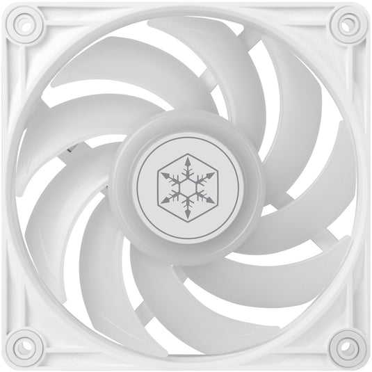Silverstone vista 120 argb case fan (wit, 120 x 120 x 25 mm, pwm)