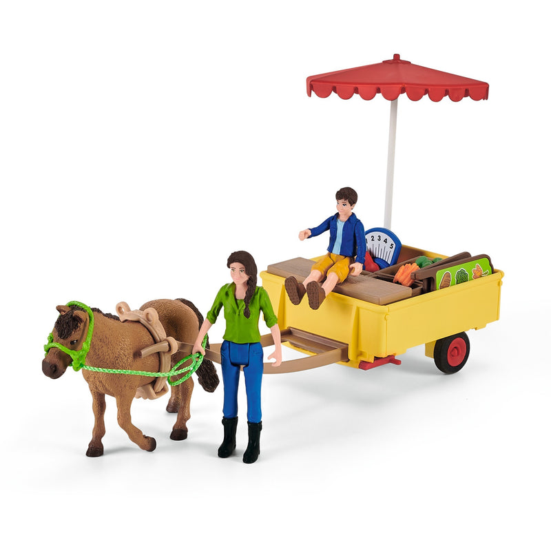 Afbeelding laden in galerijviewer, Schleich farm world - mobiele farmstand speelfiguur
