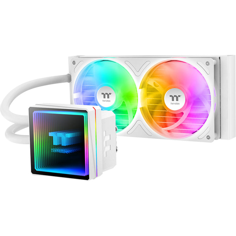 Afbeelding laden in galerijviewer, Thermaltake th240-s v3 argb sync aio liquid cooler - snow edition waterkoeling (wit)
