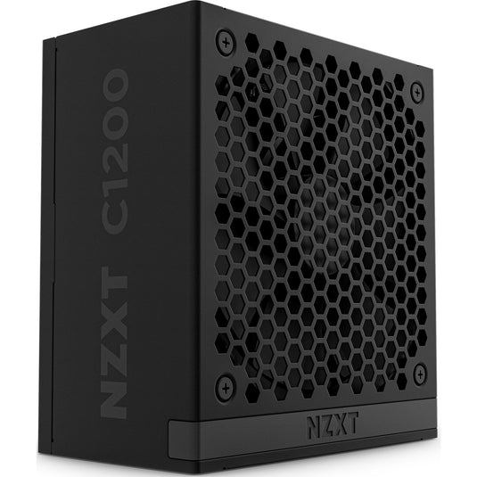 Nzxt c1200 gold atx 3.1 modulaire 1200 watt voeding (zwart, 1x 12v-2x6, 3x pcie)