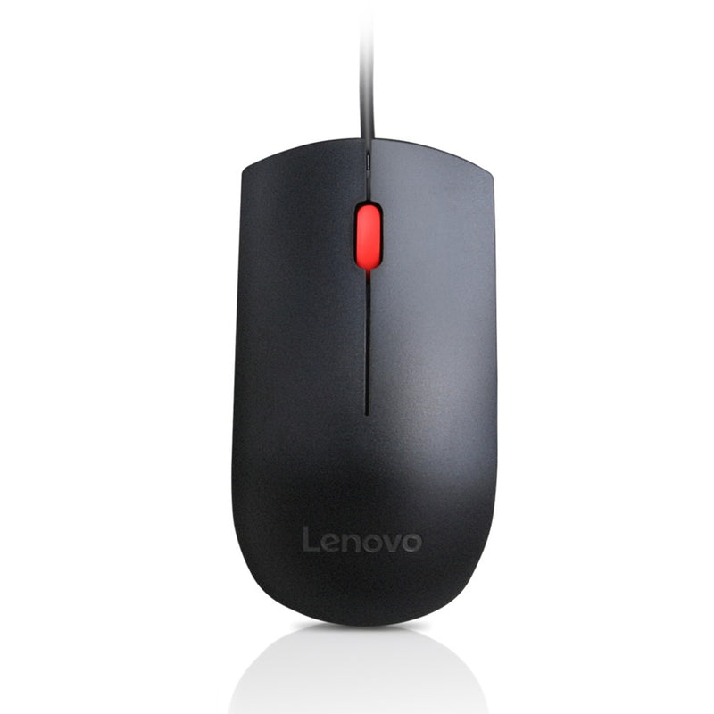 Afbeelding laden in galerijviewer, Lenovo essential usb-muis (zwart, 1600 dpi)
