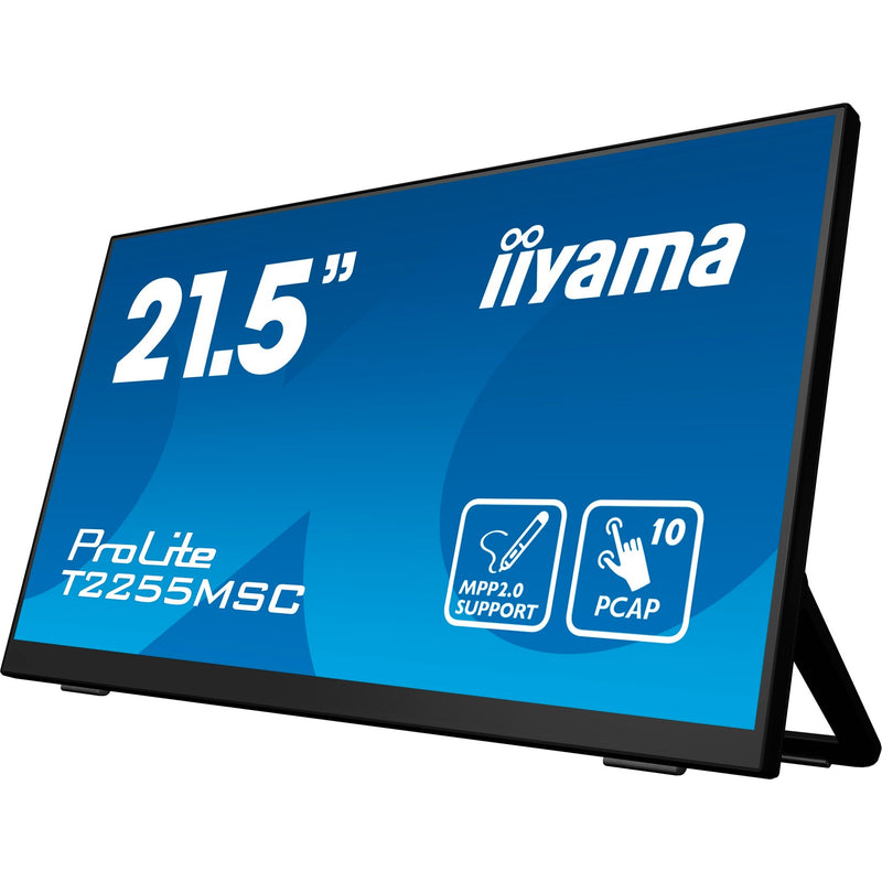 Afbeelding laden in galerijviewer, Iiyama prolite t2255msc-b1 21.5 monitor (zwart, hdmi, displayport, 2x usb-a)
