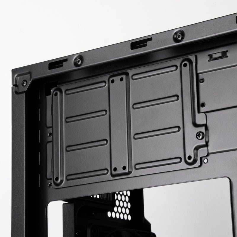 Afbeelding laden in galerijviewer, Silverstone cs382 mini tower behuizing (zwart | 2x usb-a | 1x usb-c)
