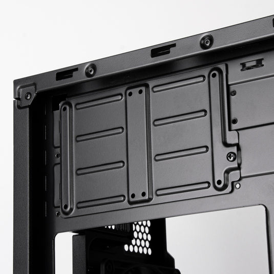 Silverstone cs382 mini tower behuizing (zwart | 2x usb-a | 1x usb-c)