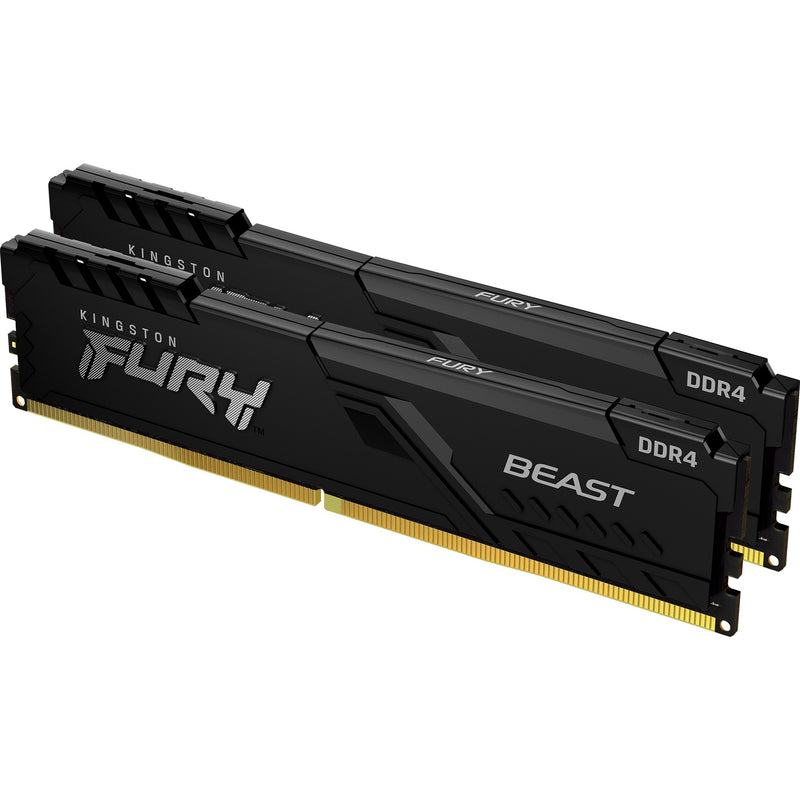 Afbeelding laden in galerijviewer, Kingston fury beast 16 gb ddr4-3600 (2x 8 gb) werkgeheugen (zwart, kf436c17bbk2 16, xmp 2.0)
