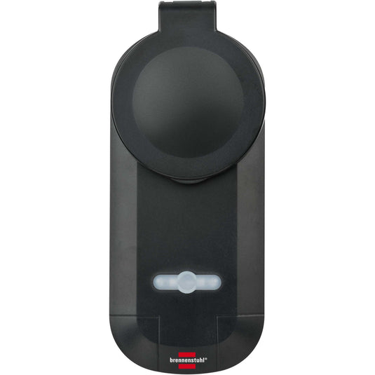 Brennenstuhl draadloze schakelaarset rc ce1 0201, 2 draadloze stopcontacten (buiten ip44, met handzender en hogere contactberscherming) zwart