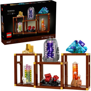 Lego ideas mineralenverzameling, bouwpakket voor volwassenen 21362