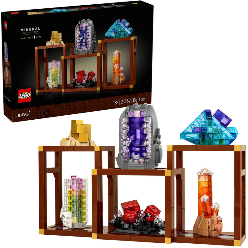 Afbeelding laden in galerijviewer, Lego ideas mineralenverzameling, bouwpakket voor volwassenen 21362
