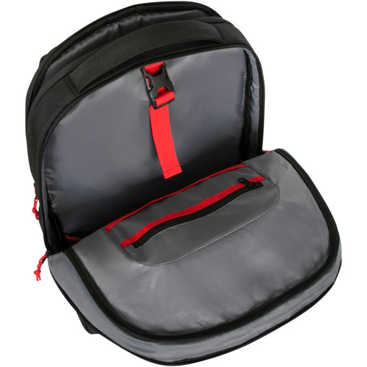 Targus 17.3” strike ii gaming backpack rugzak (zwart)