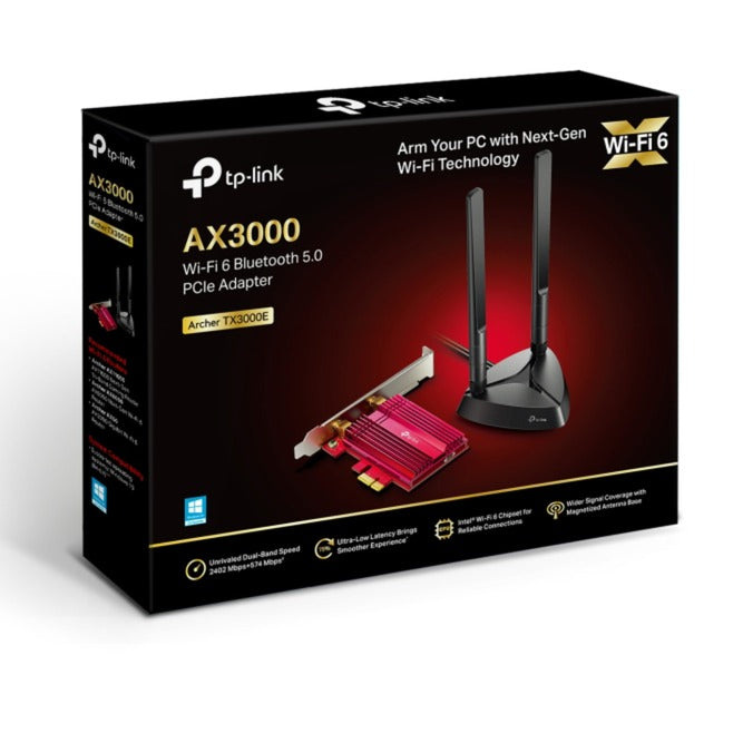 Afbeelding laden in galerijviewer, Tp-link ax3000 wifi 6 bluetooth 5.0 pcie-adapter wlan adapter
