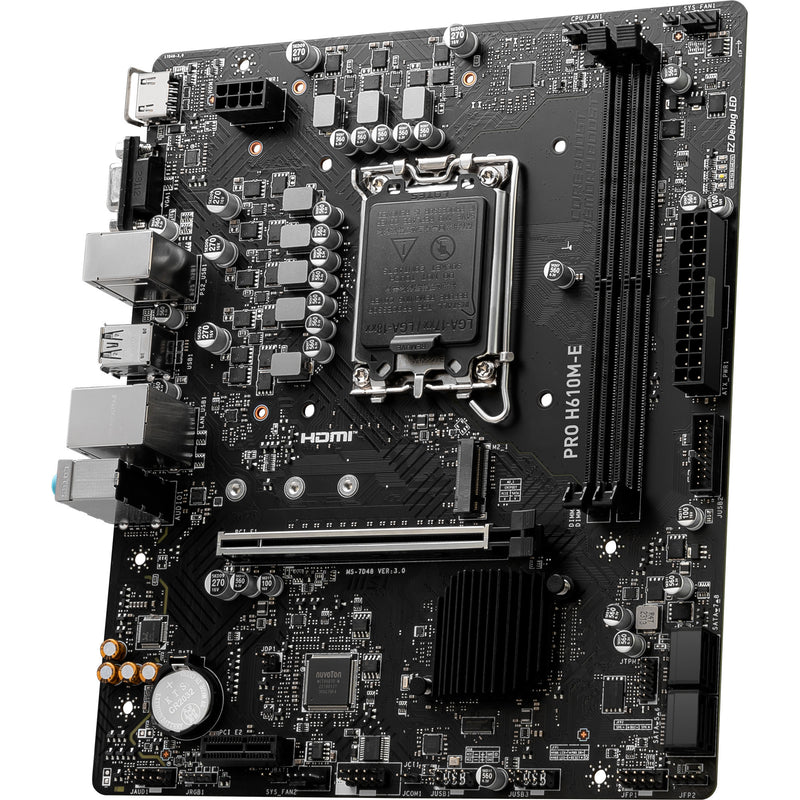 Afbeelding laden in galerijviewer, Msi pro h610m-e socket 1700 moederbord (gb-lan, sound, µatx)
