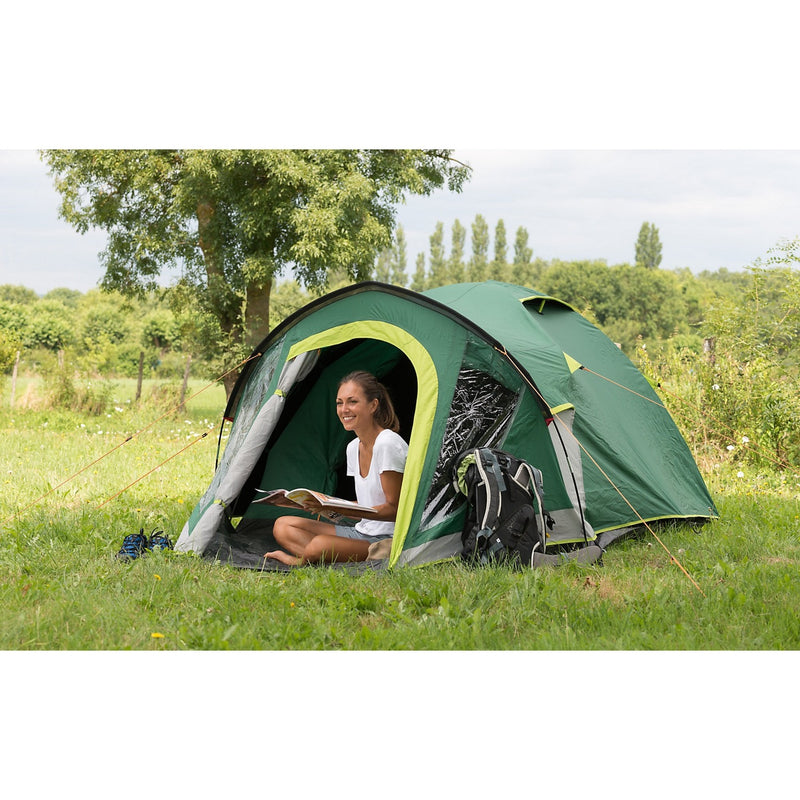 Afbeelding laden in galerijviewer, Coleman kobuk valley 3 plus tent (donkergroen lichtgroen)

