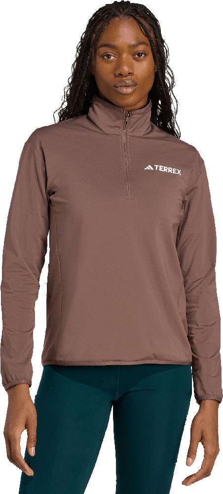 Afbeelding laden in galerijviewer, Adidas multi climawarm 1 2 zip - women's fleece jacket
