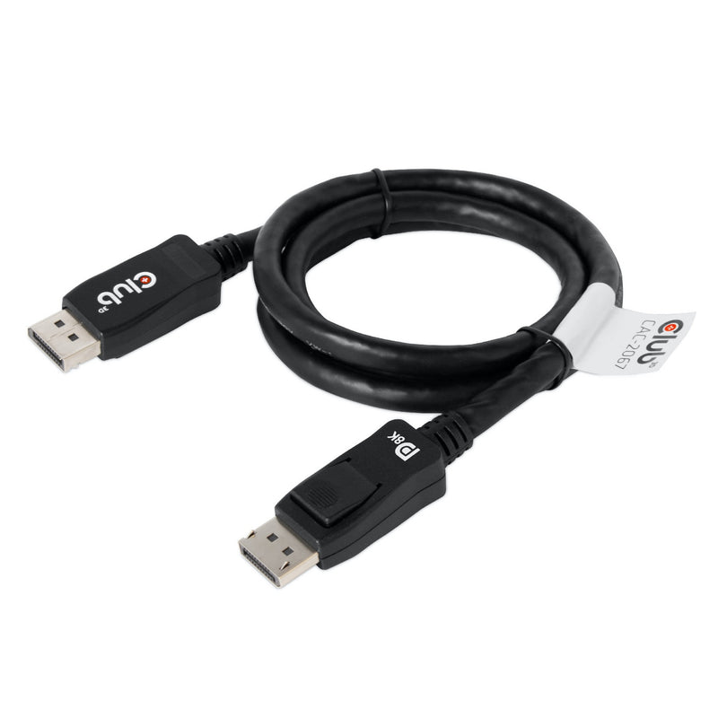 Afbeelding laden in galerijviewer, Club 3d displayport 1.4 hbr3 kabel (zwart, 1 meter, 8k)
