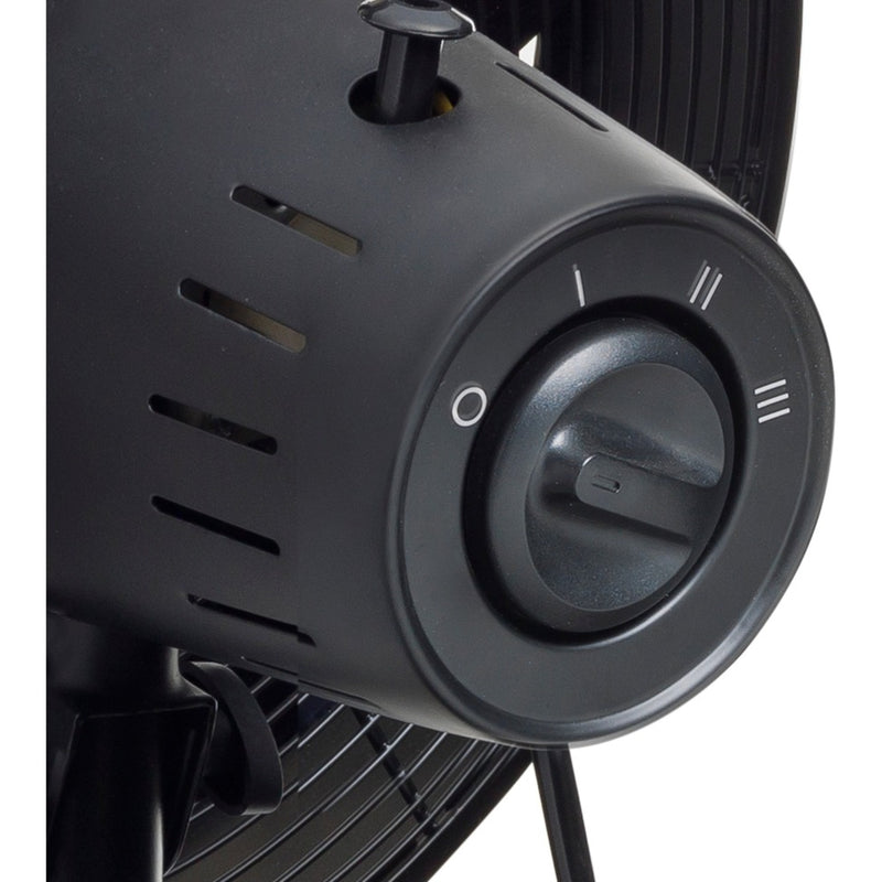 Afbeelding laden in galerijviewer, Bestron dfs45wb design statiefventilator (zwart houtkleur, ø 45 cm | stijlvol hout desgin)
