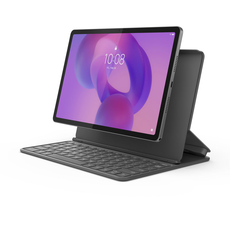 Afbeelding laden in galerijviewer, Lenovo folio toetsenbord voor ideatab (grijs, us-international lay-out (qwerty), pogo-pin)
