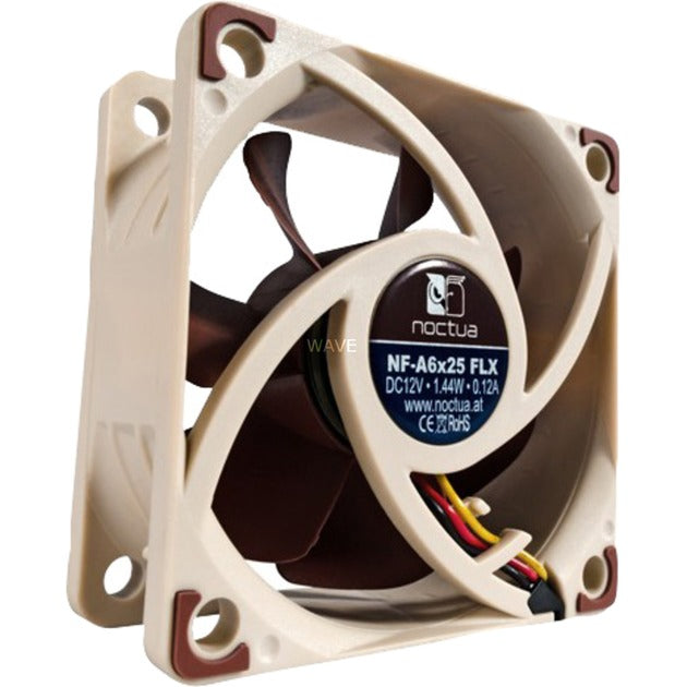 Afbeelding laden in galerijviewer, Noctua nf-a6x25 flx case fan (bruin, 60 x 60 x 25 mm)

