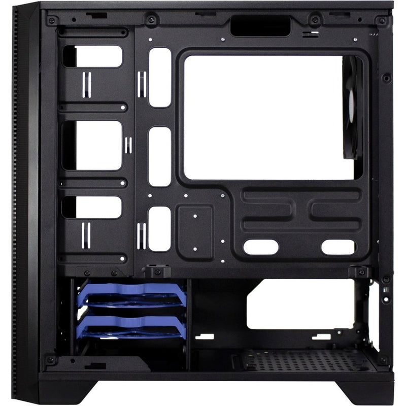 Afbeelding laden in galerijviewer, Inter-tech h-606 mini tower behuizing (zwart | 2x usb-a)
