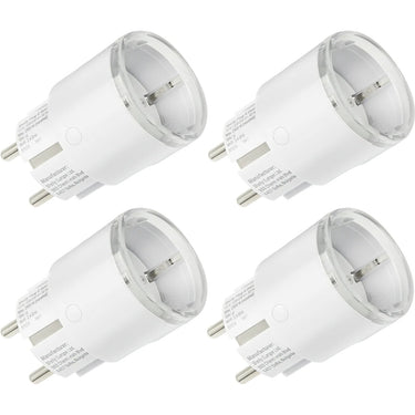 Shelly plug s gen3 slimme wifi, 4 stuks stekker (wit, matter, wifi, bluetooth)
