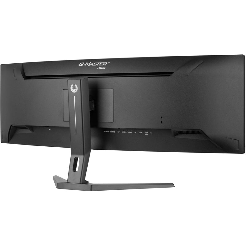 Afbeelding laden in galerijviewer, Iiyama g-master red eagle gcb4580dqsn-b1 45 curved ultrawide gaming monitor (zwart, 2x hdmi, displayport, 3x usb-a, usb-b, usb-c, rj-45, 165 hz)
