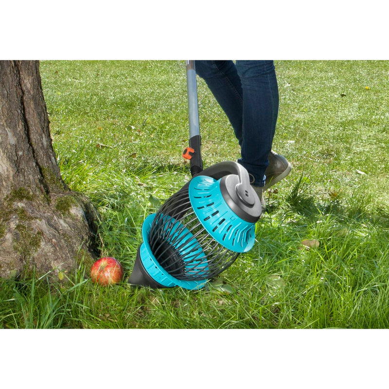 Afbeelding laden in galerijviewer, Gardena combisystem fruitverzamelaar fruitplukker (zwart turquoise, 3108-20)
