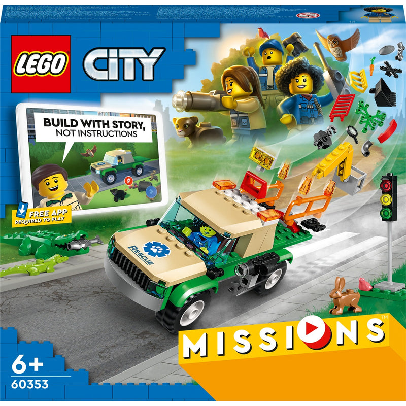 Afbeelding laden in galerijviewer, Lego city - wilde dieren reddingsmissies constructiespeelgoed (60353)

