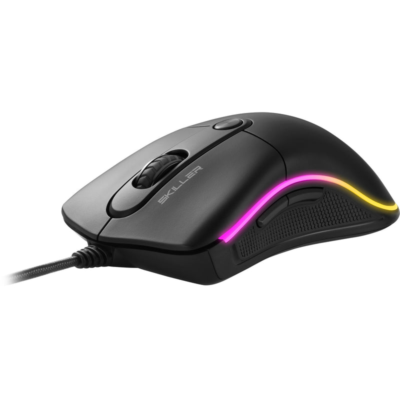 Afbeelding laden in galerijviewer, Sharkoon skiller sgm2 optische gaming muis (zwart, 400 - 6400 dpi, rgb leds)
