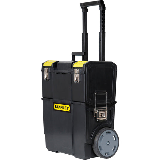 Stanley mobile work center 2-in-1 gereedschapskist (zwart geel)