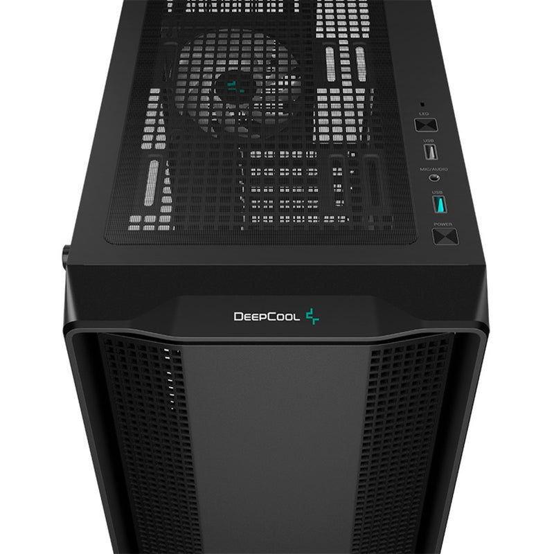Afbeelding laden in galerijviewer, Deepcool cc560 argb v2 midi tower behuizing (zwart | 2x usb-a | rgb | tempered glass)
